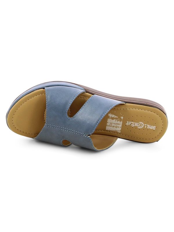 כפכפי נוחות עם רצועות מוצלבות לנשים